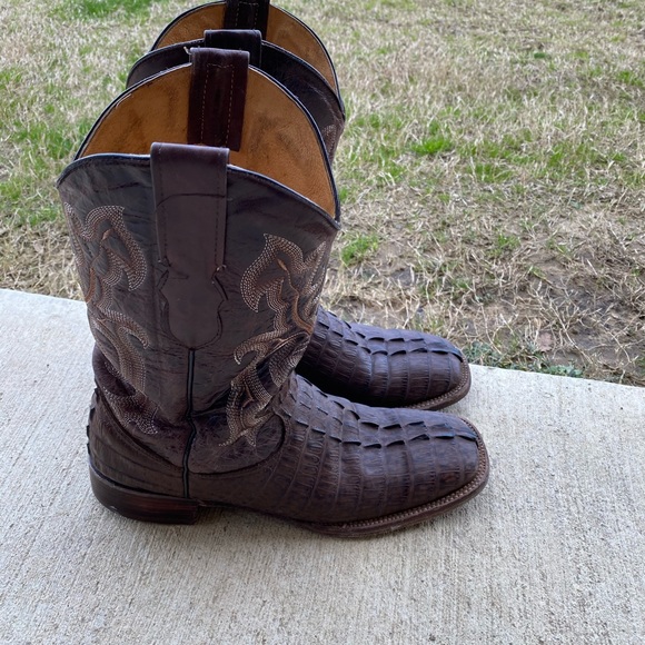 Men’s Crocodile Cowboy Boots - Picture 3 of 5